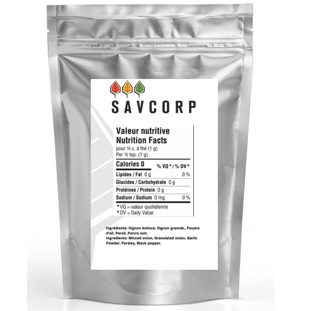 Assaisonnement oignon rôti - Savcorp - Herbes et Épices