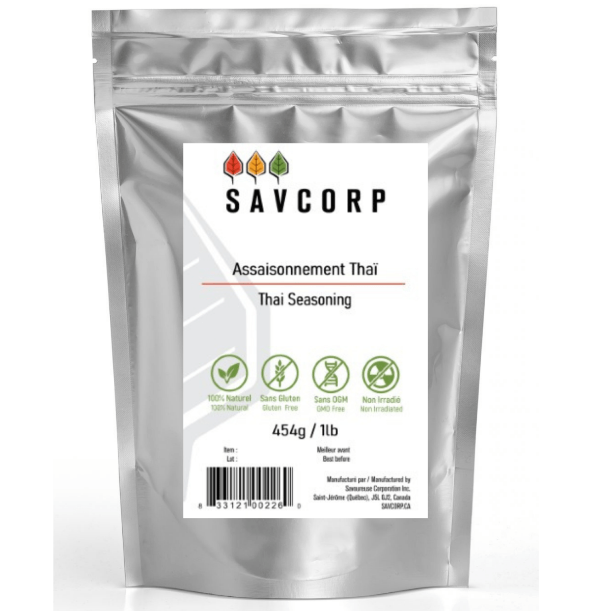 Assaisonnement Thaï - Savcorp - Herbes et Épices