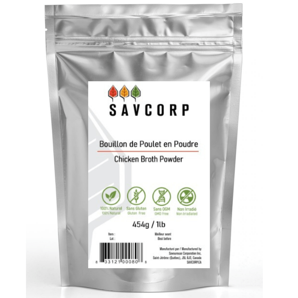 Mélange style bouillon de poulet - Savcorp - Herbes et Épices