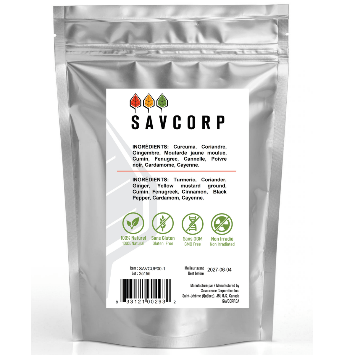 Poudre de Cari - Savcorp - Herbes et Épices