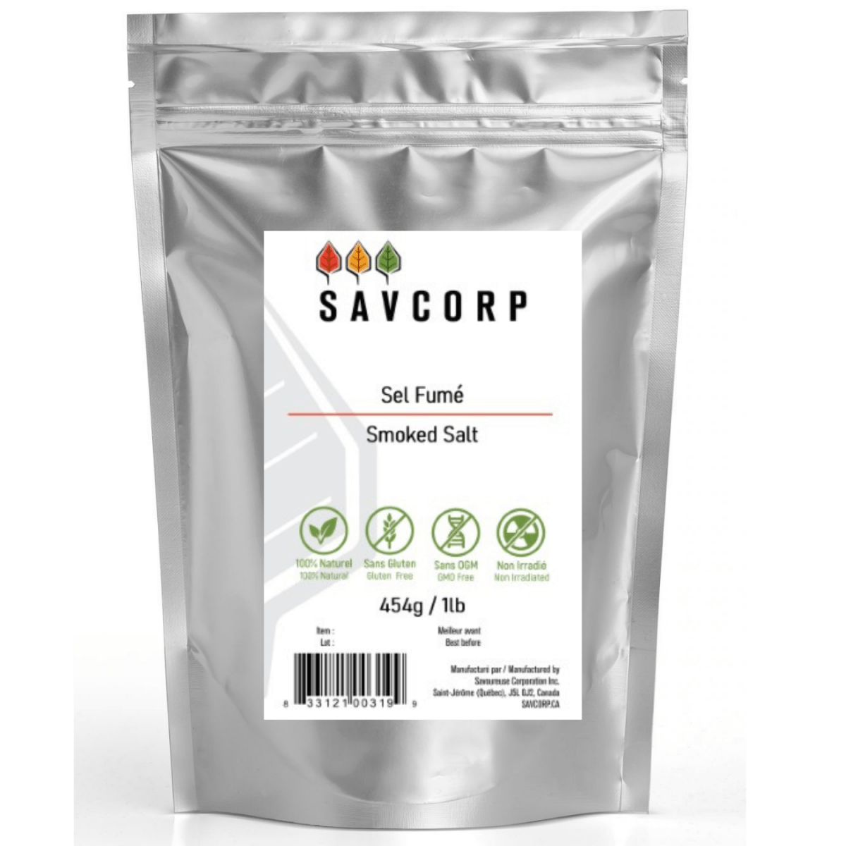 Sel fumé - Savcorp - Herbes et Épices
