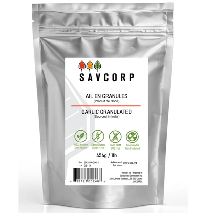 Ail granulé - Savcorp - Herbes et Épices