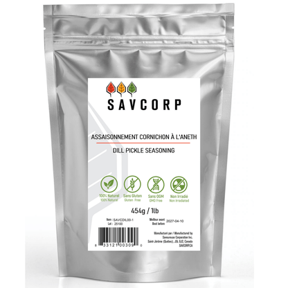 Assaisonement Cornichons à l'Aneth - Savcorp - Herbes et Épices