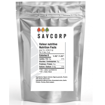 Assaisonnement oignon rôti - Savcorp - Herbes et Épices