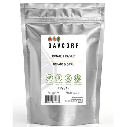 Assaisonnement Tomate Basilic - Savcorp - Herbes et Épices