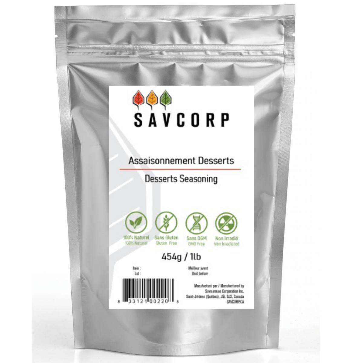 Assasonnement pour Desserts - Savcorp - Herbes et Épices