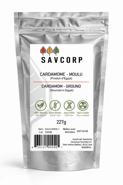 Cardamome (Moulu) - Savcorp - Herbes et Épices
