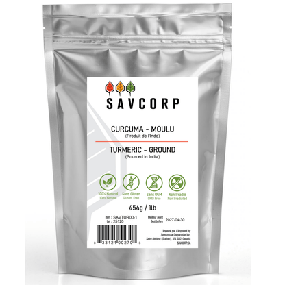 Curcuma - Savcorp - Herbes et Épices