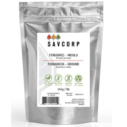 Fenugrec - Moulu - Savcorp - Herbes et Épices