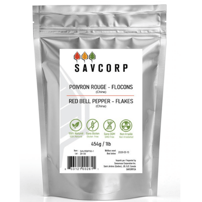 Poivron rouge - floncons - Savcorp - Herbes et Épices
