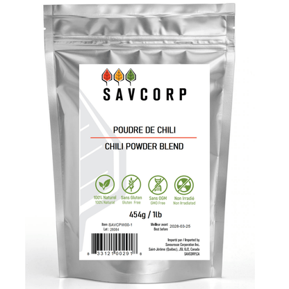 Poudre de chili - Assaisonment - Savcorp - Herbes et Épices