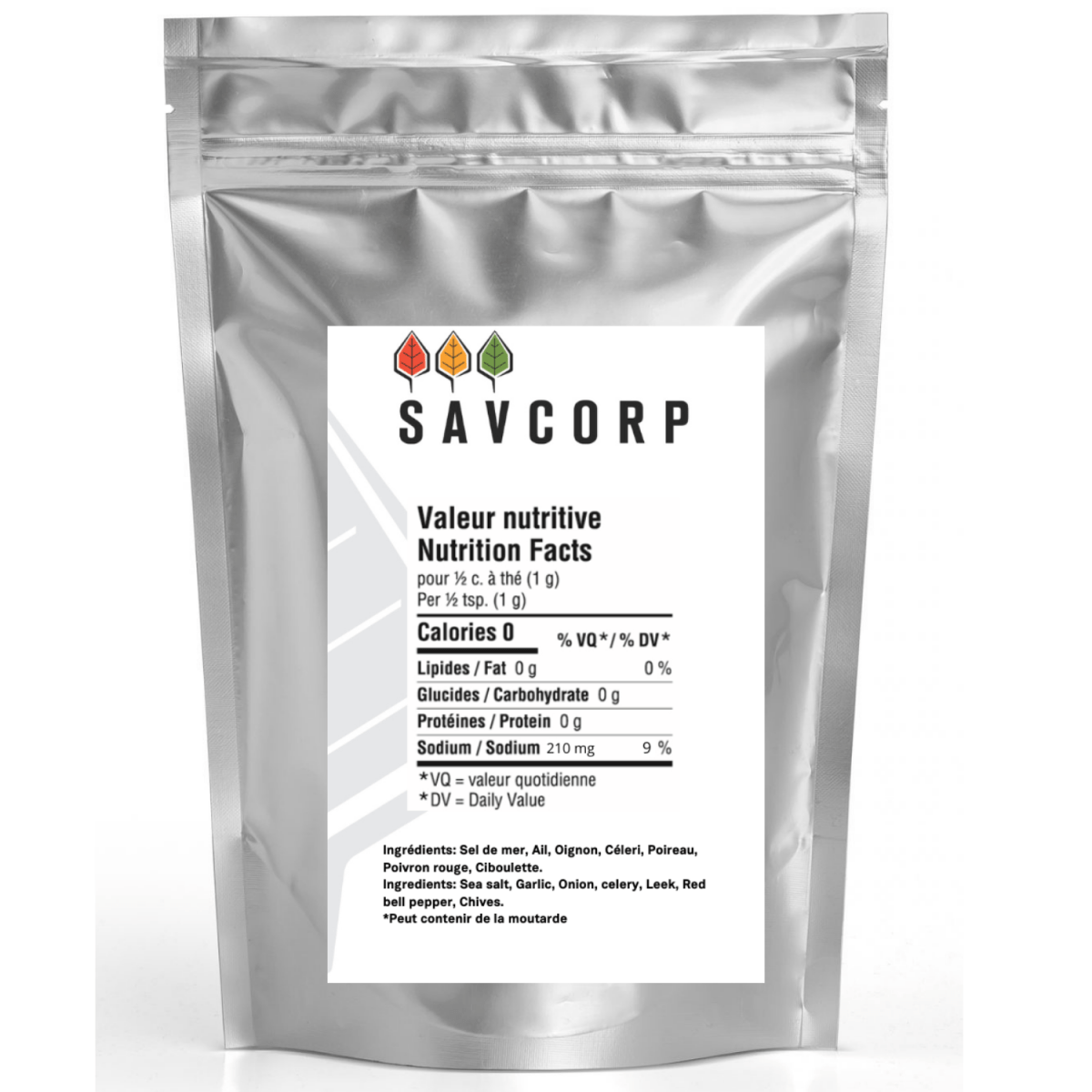 Sel de légumes - Savcorp - Herbes et Épices