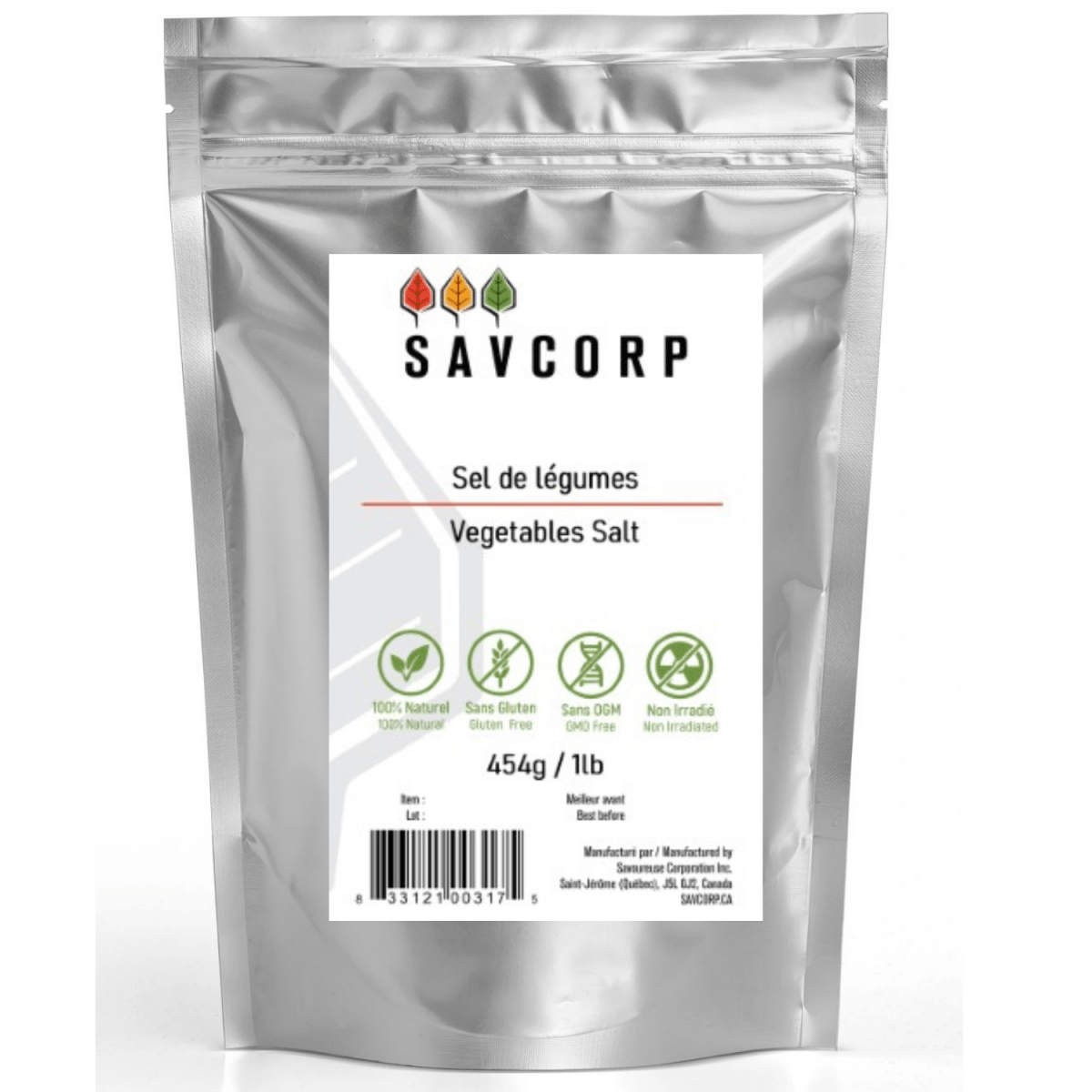 Sel de légumes - Savcorp - Herbes et Épices