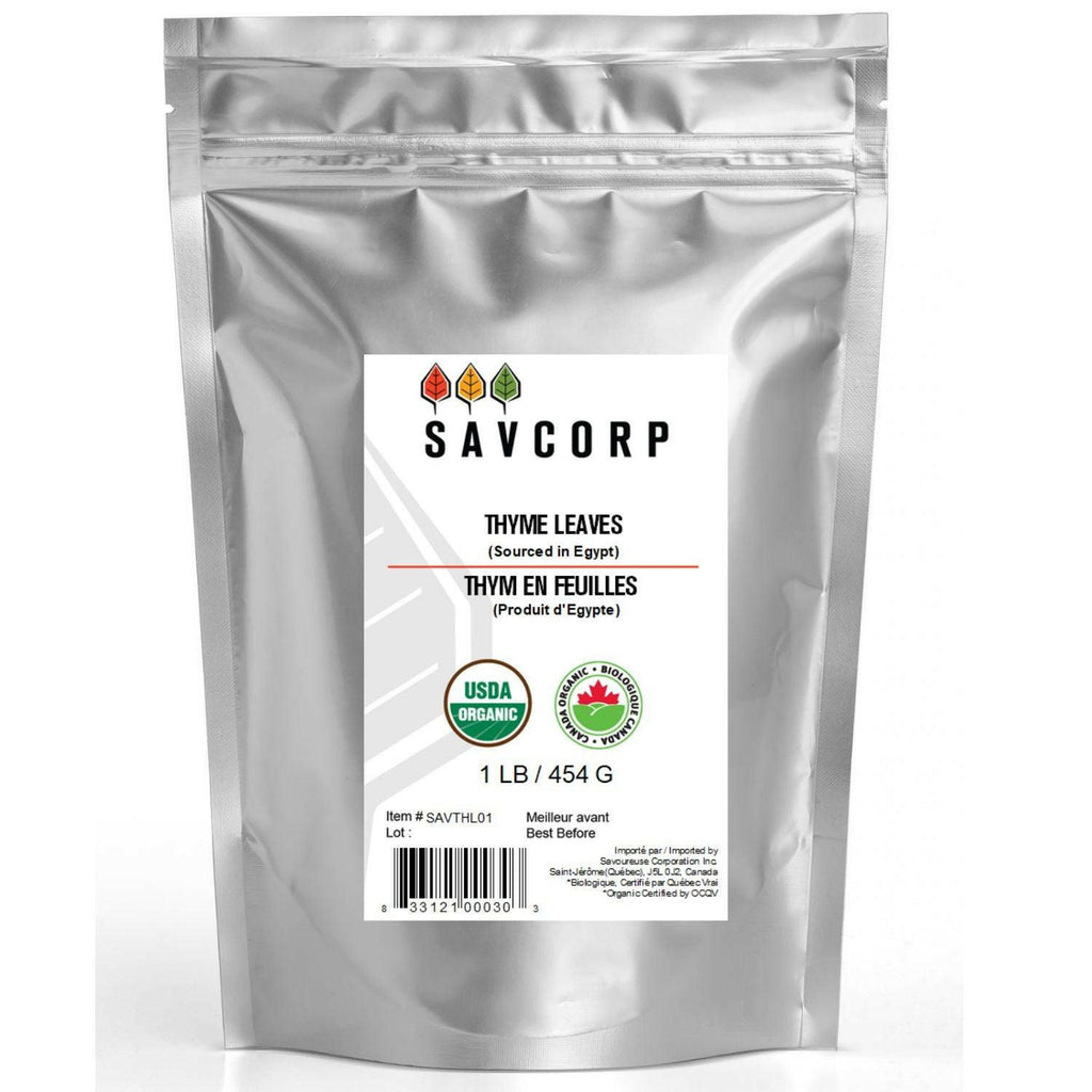 Thym Biologique (feuille) - Savcorp - Herbes et Épices Biologiques